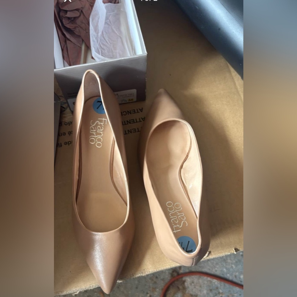 Franco Sarto Nude Heels
